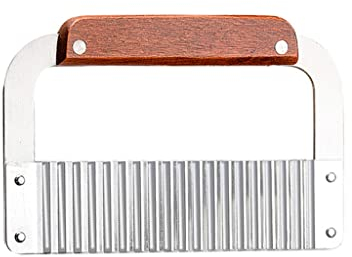 SERUMY Taglia Patate Wolf Tooth Tooth Wave Wave Coltello Taglio Coltello Patate Cucina Cucina Verdure Verdure Compract Fancy Cutter Patatine Fritte Affettatura Stringing Tool Affetta Patate