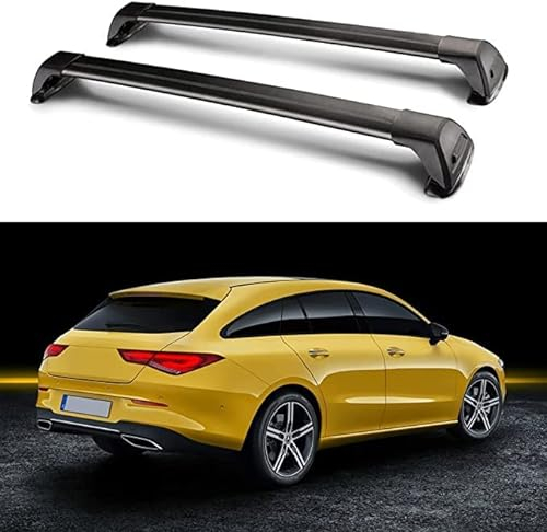 MICR Aluminium Dachträger für Mercedes Benz CLA Class Shooting Brake Estate 2020+ Auto Dachgepäckträger Fahrrad Kajak Trägerhalter