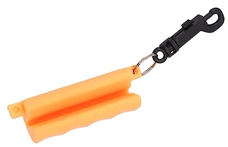 soobu Bogenschießen-Pfeilzieher, Fingerflöten-Silikon-Pfeilzieher für Traditionellen Bogen (Orange)