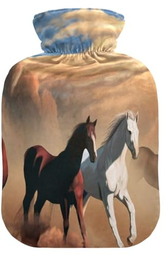 ISAOA Wärmflasche, Motiv Pferd in der Wüste, M