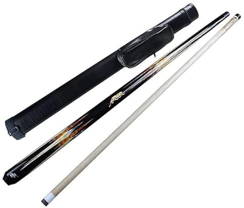 UNbit Pool Cue Billard Queue 58-Zoll-Ahorn-Profi-Pool-Queue, 1/2 Geteilte Einteilige Snooker-Pool-Queue-Sticks, für Profis und Billard-Enthusiasten WEWYQSJXBXF-4129(Color:B,Size:13Mm)