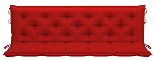 Generisch Kissen für Hollywoodschaukel 120x50x7 cm Sitzkissen Bank Bankauflage Outdoor Bierbankauflagen Sitzkissen Sitzbank Sitzkissen für Bänke Rückenkissen Cremeweiß