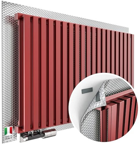 Pannello Isolante per Termosifoni | Isolante Termico e Termoriflettente per Radiatori | 300 x 75 cm | Made in Italy | Sistema di fissaggio Magnetico Anticondensa | Risparmio Energetico e Bollette