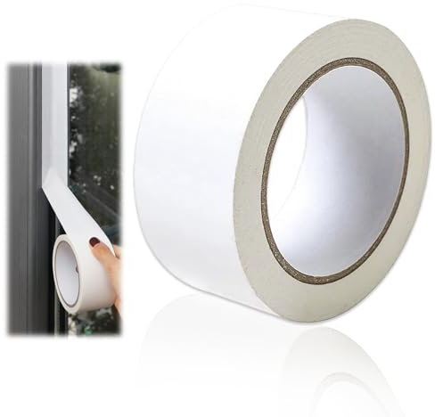 svpfuo Cinta Americana, Cinta Adhesiva, Precinto Embalar, Adecuada Para Cinta Impermeable Para Ventanas, Cinta Sellado Huecos Para Puertas Y Ventanas En Invierno. Cinta Adhesiva Tela