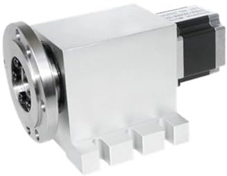 AMEHRU Drive Reducer 3 4 Jaw 80mm 100mm Chuck CNC 4th Axis Rotary Axis Speed Reducing Ratio 100 for Mini CNC Machine(SET 3)