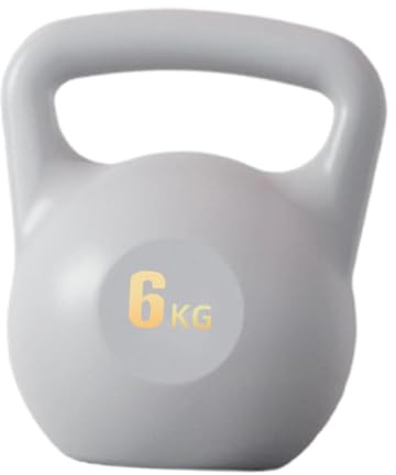 kowaku Wasser-Kettlebell, 6kg, Grau, Polyethylen, Fitness-Kettlebell-Training zum Heben der Hüften