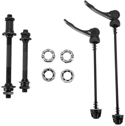 MUXSAM Mountainbike-Schnellspanner、Fahrrad Schnellspanner、Vorne und Hinten Schnellspanner