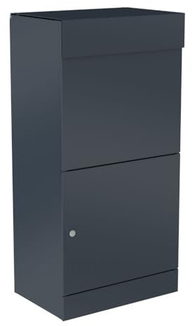 KNOBLOCH Paketbox Montreal | XXL-Paketkasten für viele Pakete | für alle Lieferdienste | Anthrazit