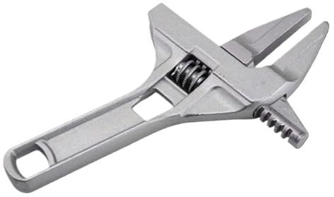 Chiave Regolabile Da Bagno Regolabile, Chiave Fissa In Alluminio Multifunzionale Con Estremità Aperta Grande E Serraggio Forte