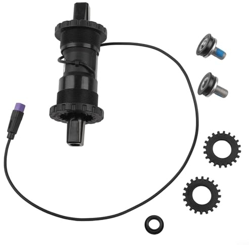 CWOQOCW Sensore di coppia per motore di azionamento serie M400, coppia d'imitazione PAS centrale da 68 mm, in metallo ABS nero