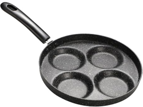 Alipis Padella Antiaderente Cup Omelette Mini in Pietra Lavica con Manico Bakelite Resistenti al Calore per Uova Pancake e Crepes in Cucina Gas e Induzione
