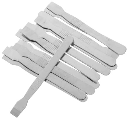 DOITOOL Juego de 20 Raspadores de Acero Inoxidable para Aplicar Pasta de Soldar y Palanca, Herramienta Portátil para Reparación de Placas de Circuito y Computadoras