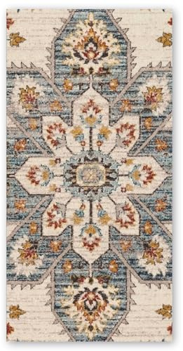Panorama Alfombra Vinílica Cocina Baño - Modelo Kabul 40x80 cm - Varios tamaños - Plana Sin Pelo, Antideslizante y Fácil de Limpiar - Decoración Hogar