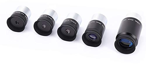 RASTKY Ensemble D'oculaires de Télescope à Lentille Barlow 2X Haute Puissance avec Oculaire Plossl pour Les Amateurs D'astronomie et Les Astronomes Amateurs