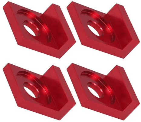 ZUNOXAZ 4 Pièces Tendeur de Chaîne Moto Aluminium Kit pour Essieu Arrière Blocs Alignement Robustes et Anticorrosion Compatible Motos Tout usage Vtt et Quads Installation Rapide sans Outil