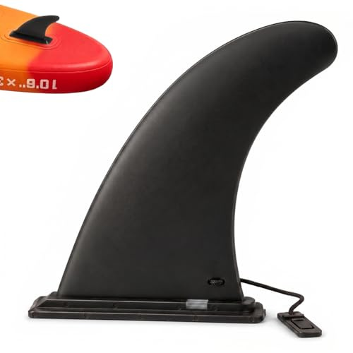 RUAVOEY 1 Pièce Aileron Paddle Universel Nylon Aileron Planche de Surf Rechange, Aileron de Surf Amovible Stand up Paddle Aileron Sup Fin Dérives pour Sup Planche Gonflable Kayak Longboard