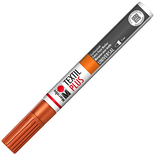 Marabu Painter Plus 3 mm Punta, Textil Pintura, Cobre, 1,8 x 14,8 x 1,8 cm