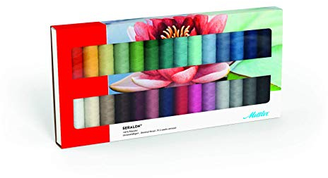 Mettler SERALON 28er Kit Nähgarn Set: Universal Garn zum Nähen oder Sticken, Nähgarn für Nähmaschine, 100% Polyester, SE28-Kit, 200m pro Rolle