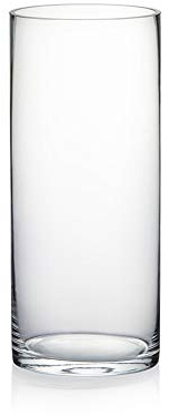 WGV cylindervas, diameter 12,7 cm, höjd 30,5 cm, genomskinlig glasbehållare, bröllopsfest evenemang, inredning för hemmakontor, 1 styck