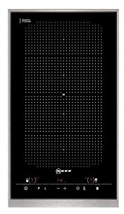 Neff Domino ND 5430 N Plaque de cuisson électrique à induction 30,60 cm avec régulateur de plaque de cuisson intégré en acier inoxydable
