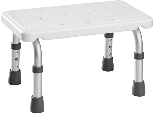 tectake Duschhocker Duschbank Badewannen Einstiegshilfe Badewannenstufe aus Aluminiumgestell | höhenverstellbar - Diverse Modelle - (Badewannenstufe | Nr. 402511)
