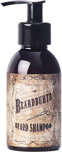 Beardburys Champú para Barba y Bigote, Limpiador Suave, Hidrata y Suaviza, Sin Parabenos, Ideal para Uso Diario, Apto para Todo Tipo de Barba 150ml