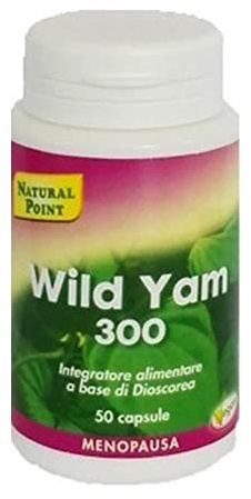 Natural Point Integratore Alimentare Wild Yam 300Mg 20%, 50 Capsule