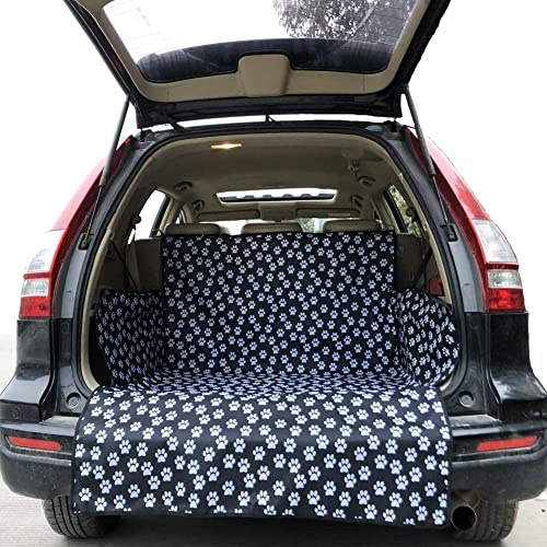 HelloTree Pet Dog Trunk Cargo Liner - Oxford Car SUV Seat Cover - Waterproof Floor Mat for Dogs Cats - Washable Dog Accessories