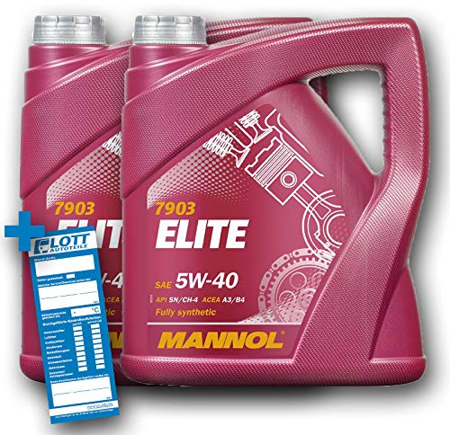 MANNOL 2X 4L Motoröl Elite 5W-40 API SN/CF Motorenöl
