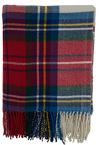 SARO LIFESTYLE Casual Plaid Throw Blanket, Multicolor, 50 x 60, (TH739.M5060B)