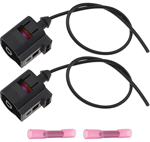 The Lord of the Tools 2 Stück 1 Pin Öldrucksensor Steckverbinder mit Kabel 1J0973701 Kompatibel mit A3 A4 A5 A6 Kompatibel mit Golf Kompatibel mit Jetta