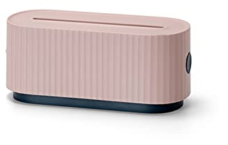 Kabelmanagement Box Plug-in-Board-Aufbewahrungsbox Kabelbuchse Finishing-Line-Box, die Desktop-Ladeleitung Plug-in-Line-Hub-Box blockiert Kabelkasten (Color : Pink)