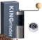 【Famous KOL Recommended】 KINGrinder K1 Straight Handle Manual Coffee Grinder with 140 Adjustable Grinding Levels for Aeropress, French Press, Drip, 25g Capacity