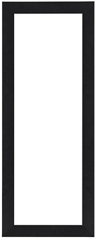 Dutch Frame Factory - Bilderrahmen 20x60 cm - Schwarz Matt - Bilderrhamen aus MDF mit Antireflex Kunstglas - Fotorahmen 20x60 cm - Colonia