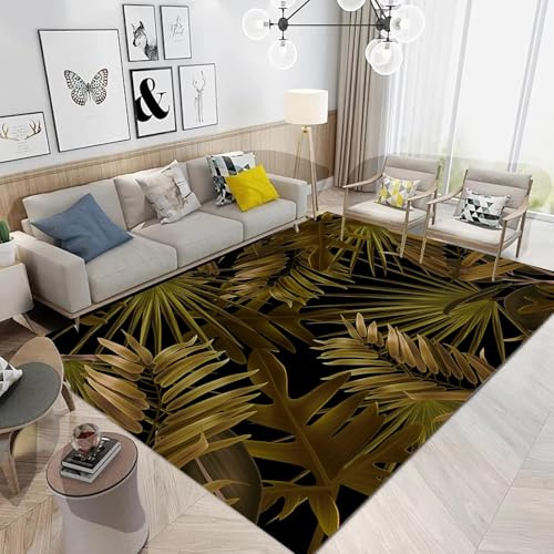 Tappeti 3D - Moderno Tappeto Pelo Corto - Tappeti Moderni Soggiorno - Tappeti Camera Da Letto - Tappeti Salotto Grandi Dimesnioni - Fiori Delle Piante 160 X 230 Cm -99281400447