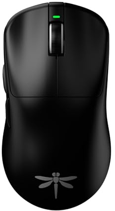 VGN Dragonfly F1 Pro Wireless Gaming Mouse, 49g Ultra-Lightweight, PAW3395 26K DPI Sensor, 4KHz Polling Rate Supported, Professional Esports Speed, Black