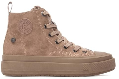 REFRESH - Zapatilla Mujer Taupe - Calzado Cómodo y Versátil - Moda Casual - Modelo 17307405 (Talla 38)