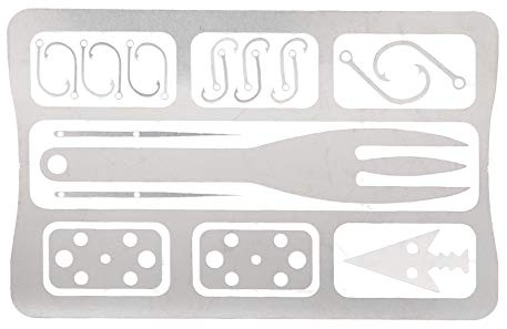Fishing Multi Tool Survival Card Kit for Camping Emergency Fishing Gear