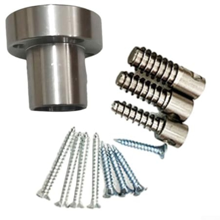 Placa frontal de torno de madera de 2 pulgadas con portabrocas de rosca de 1 pulgada x 8TPI para máquinas de torno de carpintería, placa de montaje de acero y juego de tornillos