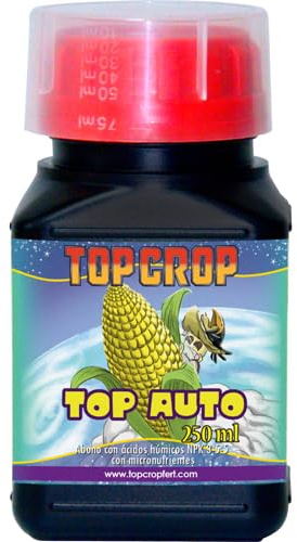 Top Auto 250 ml – Fertilizante Líquido NPK Completo para Plantas Autoflorecientes, Nutrición Integral Crecimiento y Floración