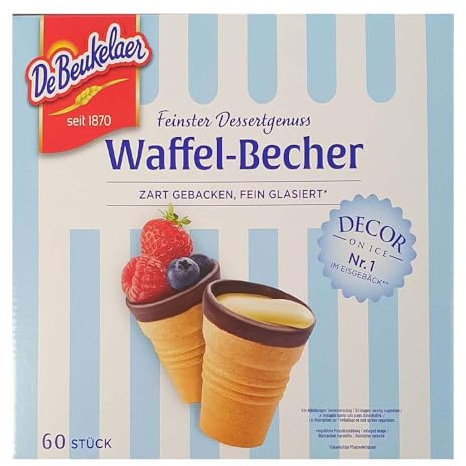 Tekrum Waffel-Becher 60St/230g