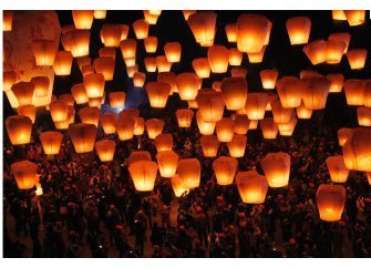 LANTERNE VOLANTI SKY LANTERN 50 PZ BIANCHE MONGOLFIERA LANTERNA CINESE VOLANTE