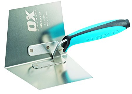 OX OX-P013001 Pro Dry Wall Internal Corner Trowel 102 X 127mm Kelle, blau