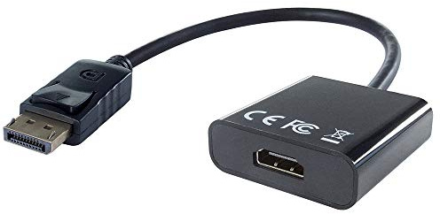Connekt Gear - Adaptador de DisplayPort (Macho) a HDMI (Hembra)