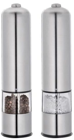 Cilio 615005 Mühle, Edelstahl, 23 x 6 x 23 cm, 2 Einheiten