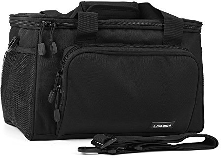 Lixada Portable Canvas Fishing Shoulder Bag - Fishing Tackle & Lure Reel Case