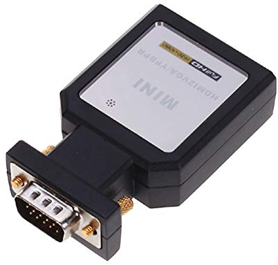 B10C HDMI a YPbPr + VGA Convertitore Adattatore 1080P Full HD - HDMI a RGB YPbPr + R/L Audio per TV, Proiettore, Monitor