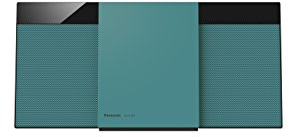 Panasonic SC-HC304EG-G Design-Stereo mit Digital DAB+ (Bluetooth, UKW, , CD, Micro- mit 20 Watt RMS) petrol