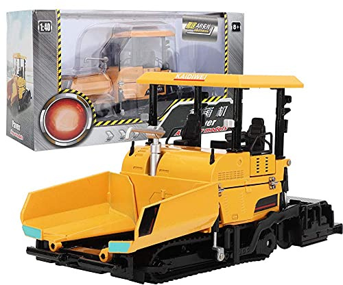 Tnfeeon Modello in Scala 1:40 Scala Realistica Falciatrice Cingolo Stradale, Costruzione Die-Cast Veicolo Giocattoli di Festa per Bambini Ragazzi sopra 3 Anni