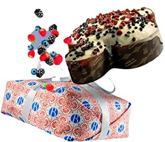 Bonfissuto Colomba ai Frutti di Bosco, Produzione Artigianale a lievitazione Naturale, 1 kg